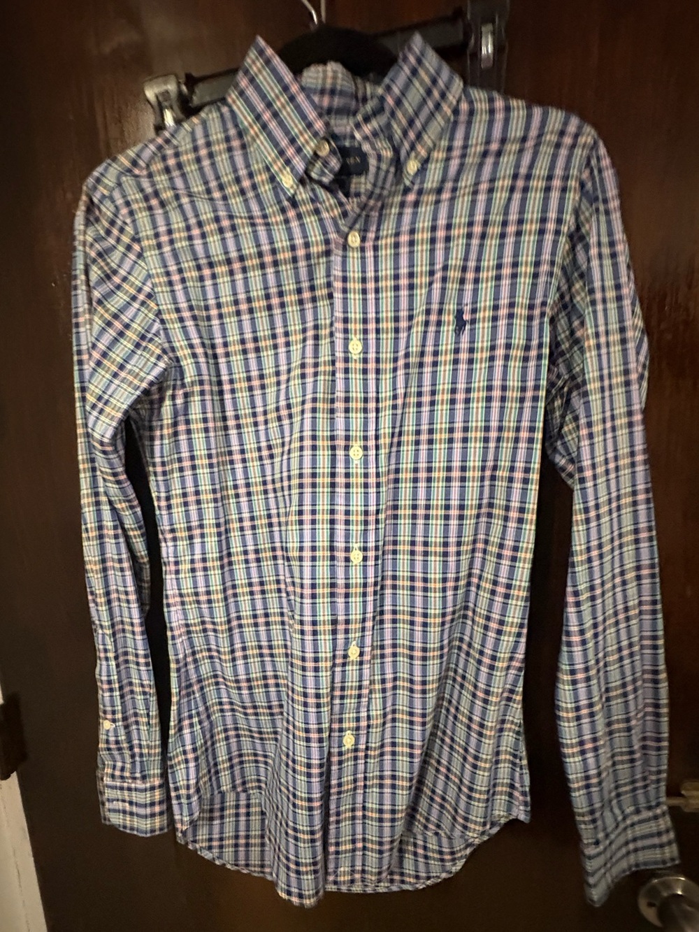Bundle 3 for $25. Ralph Lauren Multicolor Plaid Button-Down Shirt. Size XS.